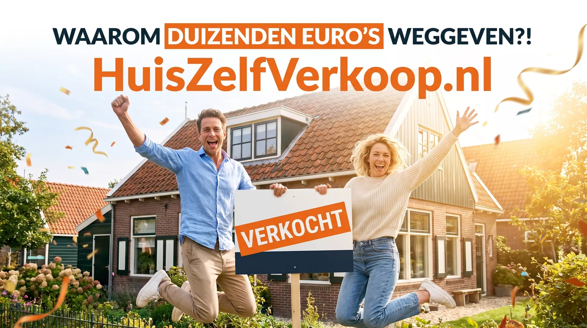 Waarom duizenden euro’s weggeven? HuisZelfVerkoop.nl — zelf verkopen, 0% courtage